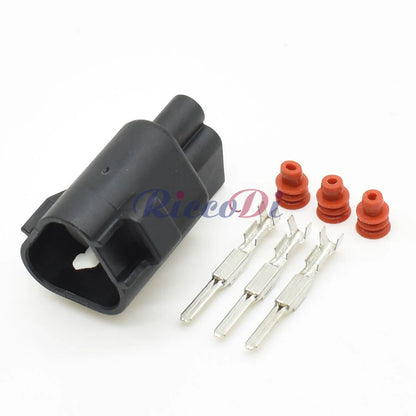 3-Pin 2.2mm Light Socket & Motor Connector 6189-0179 11016 DJ7035Y-2.2 for Toyota Camry Corolla Honda