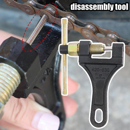 420-530 Chain Breaker Cutter Splitter Tool Motorcycle Link Remover Repair Kit Heavy Duty Forged Steel for ATV Dirt Bike Go Kart