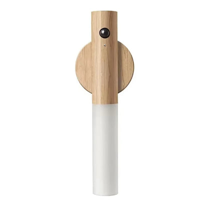 Creative LED Wood Wall Light Motion Sensor Type-C Night Lamp
