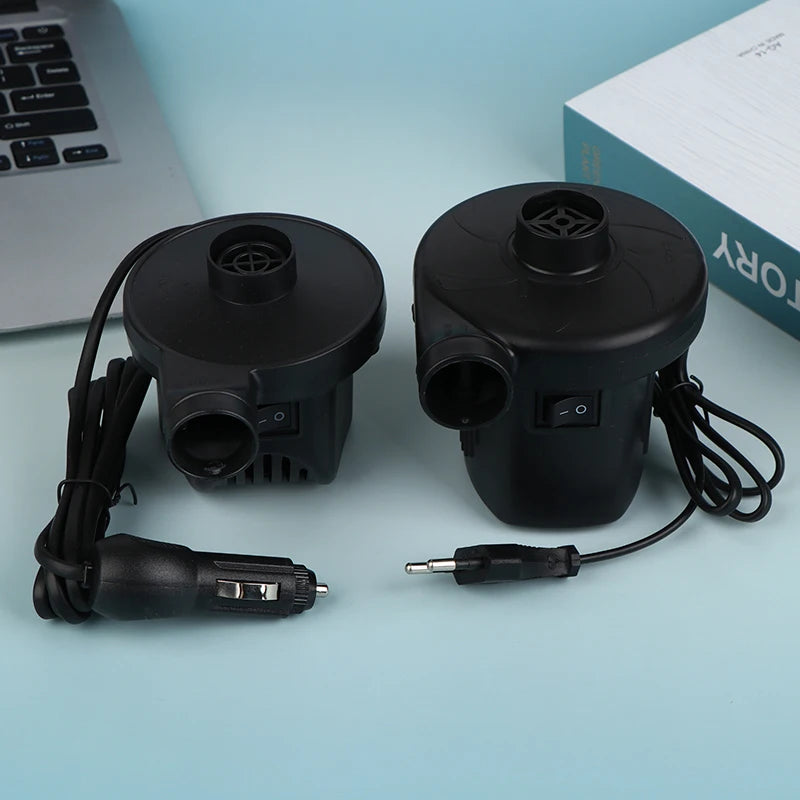 Home Use Camping Inflator Portable Electric Inflatable Pump With 3 Nozzles Air Mattress Boat Auto Air Inflatable Pump For Car