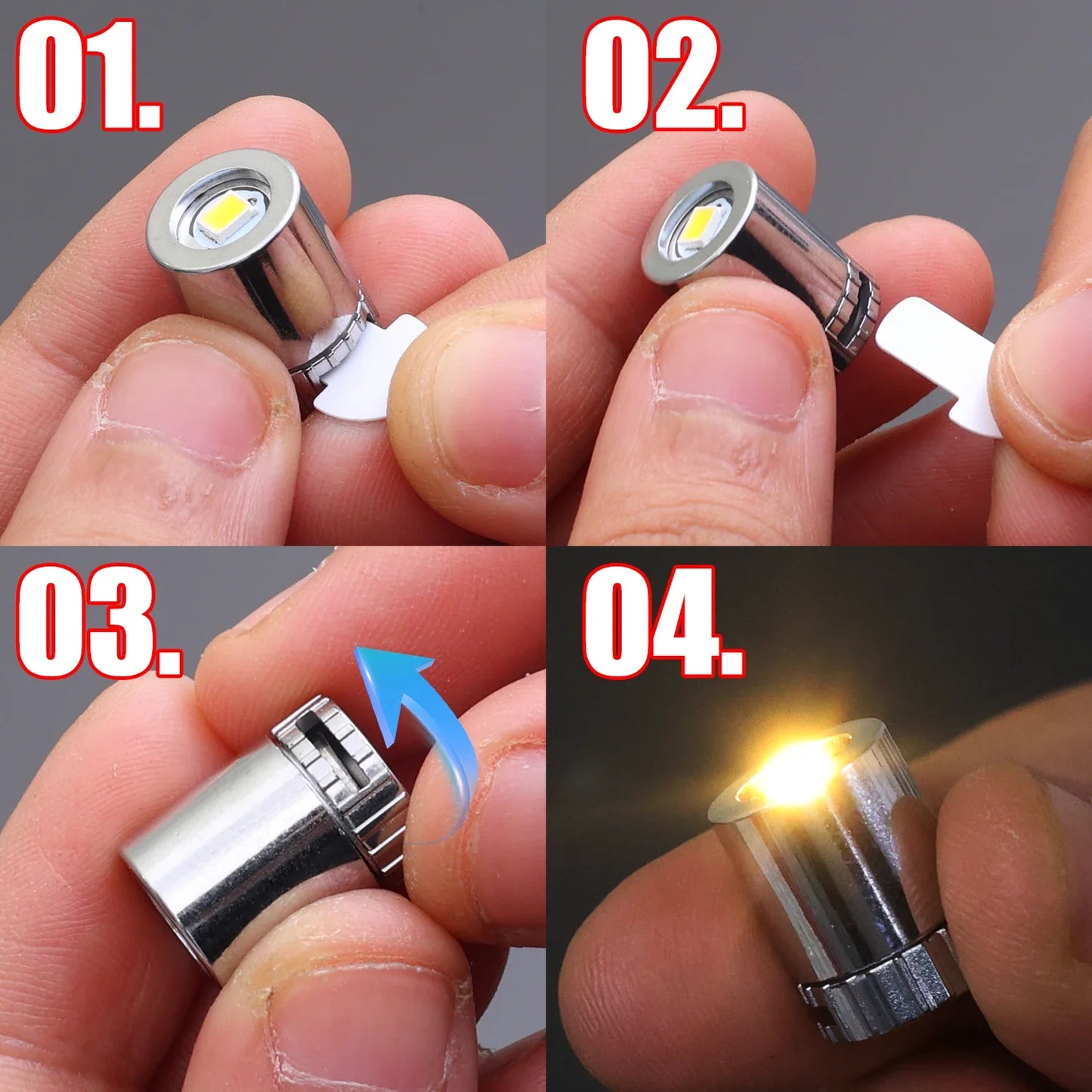 Mini LED Night Light Battery Operated Colorful Lantern Decor