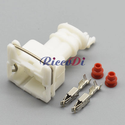 2-Pin 3.5mm White Female Connector DJ7029Q-3.5-21 282684-1 Automotive Wiring Harness Plug