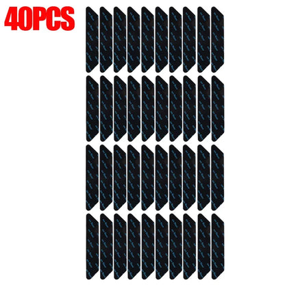 8-40PCS Carpet Non-slip Sticker Reusable Washable Anti Curling Carpet Patch Fixed Stickers Floor Rug Mat Tape Gripper Corner Pad