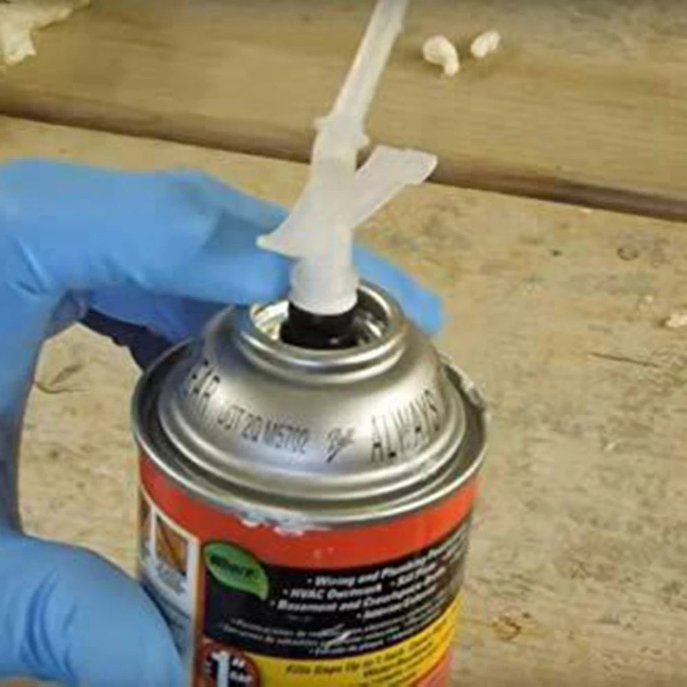 Part Foam Tube Replace Tubes Nozzle Spray Foam Nozzle Equipment Insulating Spray Foam DIY Gap Filling 10pcs 24*12*2cm