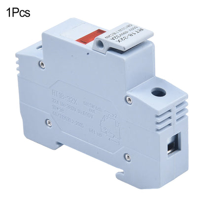10x38mm Fuse Base RT18-32X Fuse Base For Workplace Installation High Work Efficiency Pure Copper Conductive Terminal
