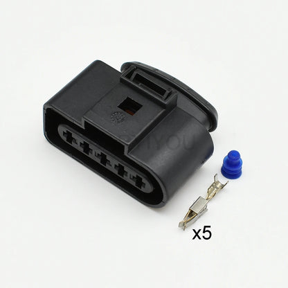 5 Pin 3.5mm Ignition Coil Sensor Connector 1J0973725 6X0973825 DJ7055A-3.5 for VW SKODA
