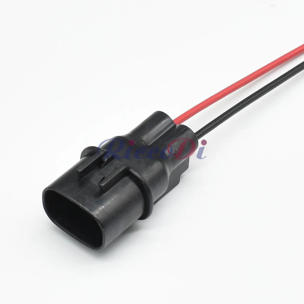 2 Pin 4.8mm Waterproof Cooling Fan Connector DJ7023Y-4.8 for Mitsubishi Outlander Water Tank