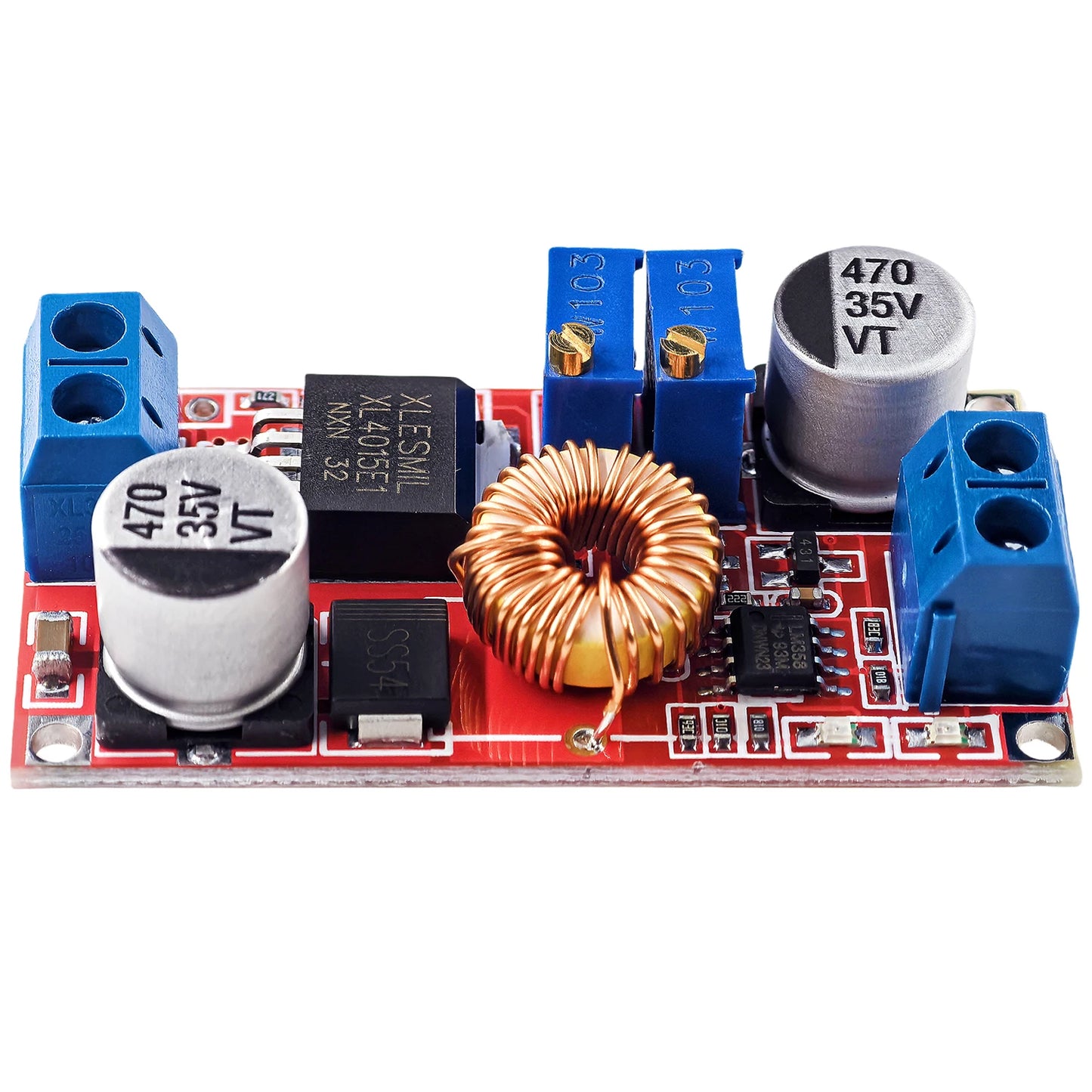 XL4015 5A DC-DC Step-Down Buck Converter Module | 5–32V to 0.8–30V | Adjustable CC/CV | LED & Li Battery Charging