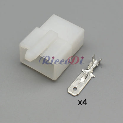 3 Pin 6.3mm Intake Pressure Sensor Connector 6120-2043 DJ70413-6.3-11/21 Male Female Automotive