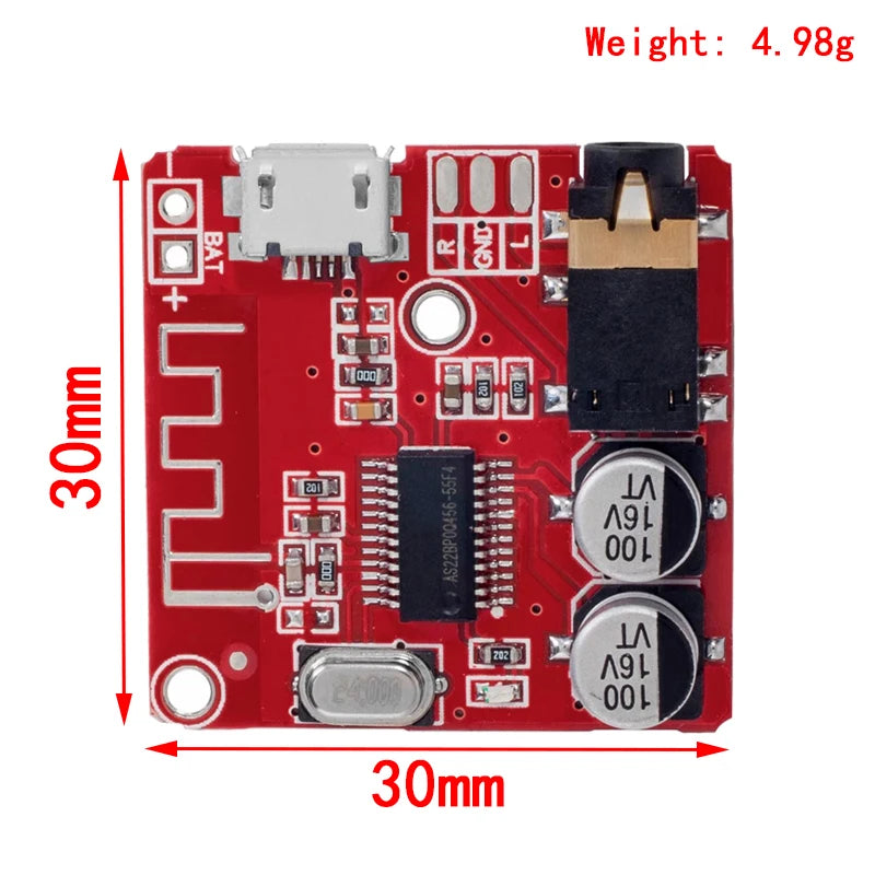 MP3 Bluetooth 4.1 Decoder Audio Amplifier Board Lossless Stereo Receiver 5V