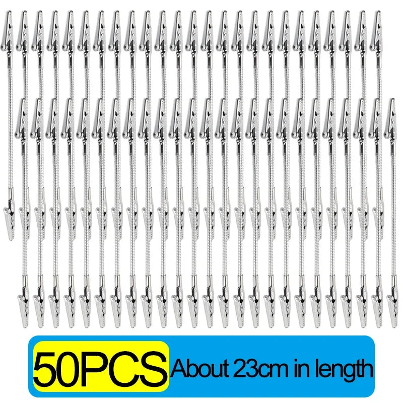 Multifunction Alligator Clip Note Holder – Double Head Flexible Hose Memo Card & Photo Picture Holder for Office & DIY Display
