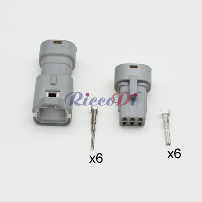 6-Pin Waterproof Connector MG614130-4 / MG644483-4 — Toyota Sealed Wiring Harness Plug