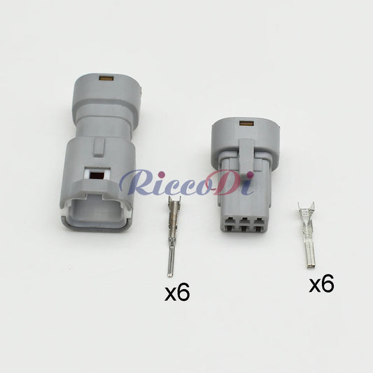6-Pin Waterproof Connector MG614130-4 / MG644483-4 — Toyota Sealed Wiring Harness Plug