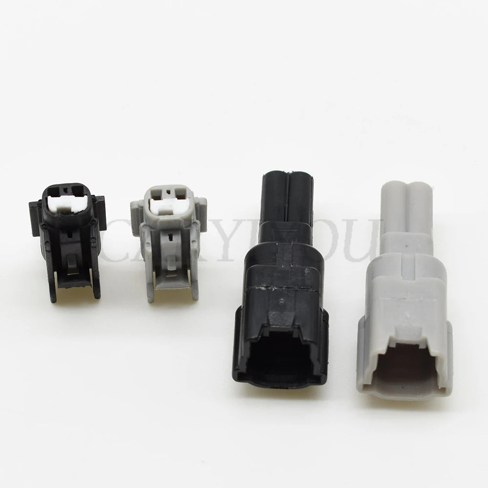 2 Pin 1mm Waterproof Connector 7282-7398-30 DJ7029B-1 PA66 Automotive Appliance Female Male