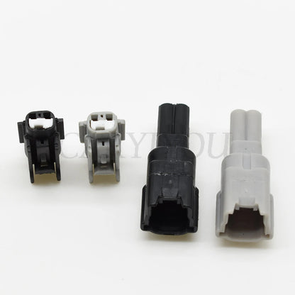 2 Pin 1mm Waterproof Connector 7282-7398-30 DJ7029B-1 PA66 Automotive Appliance Female Male