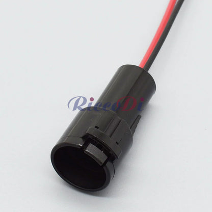 6.3mm 2 Pin Waterproof Automotive Connector Plug Socket Male Female for Car 6180-2541 / 6189-0274