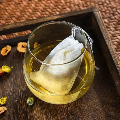 300/50PCS Disposable Tea Filter Bags Non-woven Fabric Tea Bag with Drawstring Kitchen Filter Paper for Coffee Herb Loose Tea