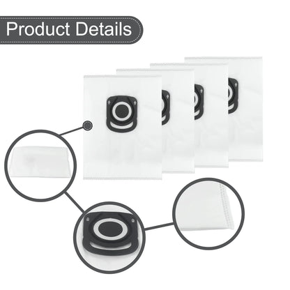 Dust Bags Replacement for Tefal For XPlorer Serie 75 S+ Vacuum Cleaner 4 or 10 Pack Bags for Efficient Dirt Capture