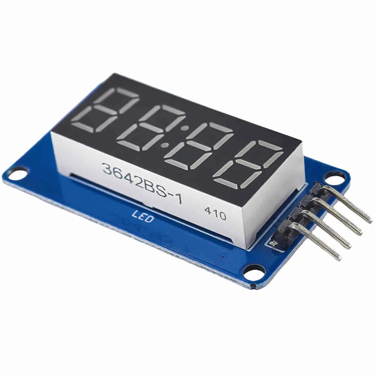 TM1637 LED Display Module 7 Segment 4 Bits 0.36 Inch Clock LED Anode Digital Tube Four Serial Driver Board Pack for Arduino