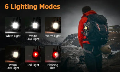 Mini Multifunctional Keychain LED Flashlight USB Rechargeable Portable Flashlight Outdoor Camping Torch Emergency Lantern 500Mah