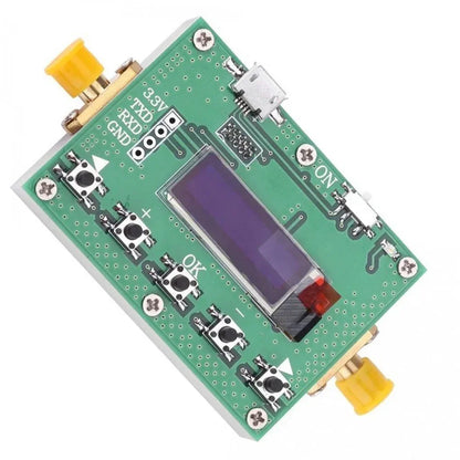 6G Digital Programmable Attenuator 30DB Step 0.25 RF Module LF-6GHz 30DB Step Size 0.25DB OLED Display SMA 0-31.75dB