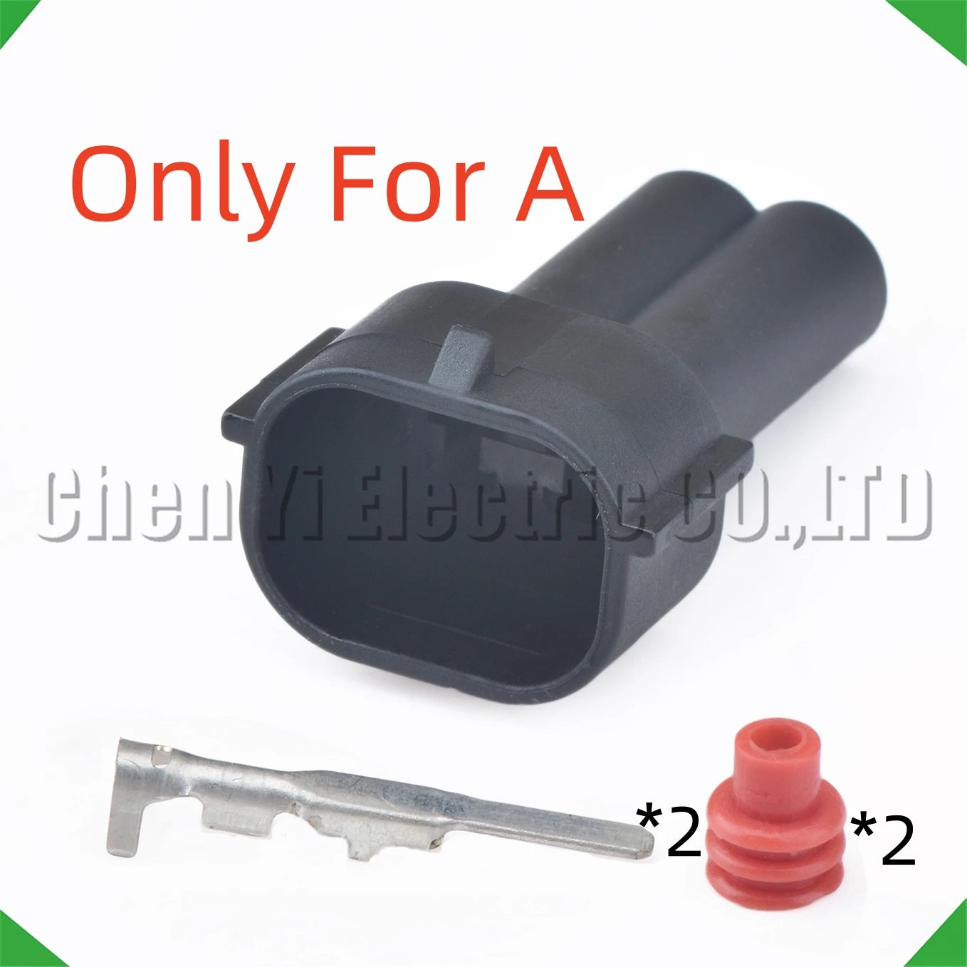 2 Pin Fuel Injector Connector PU465-02127 HD035-02027 06A973722 for Hyundai Kia