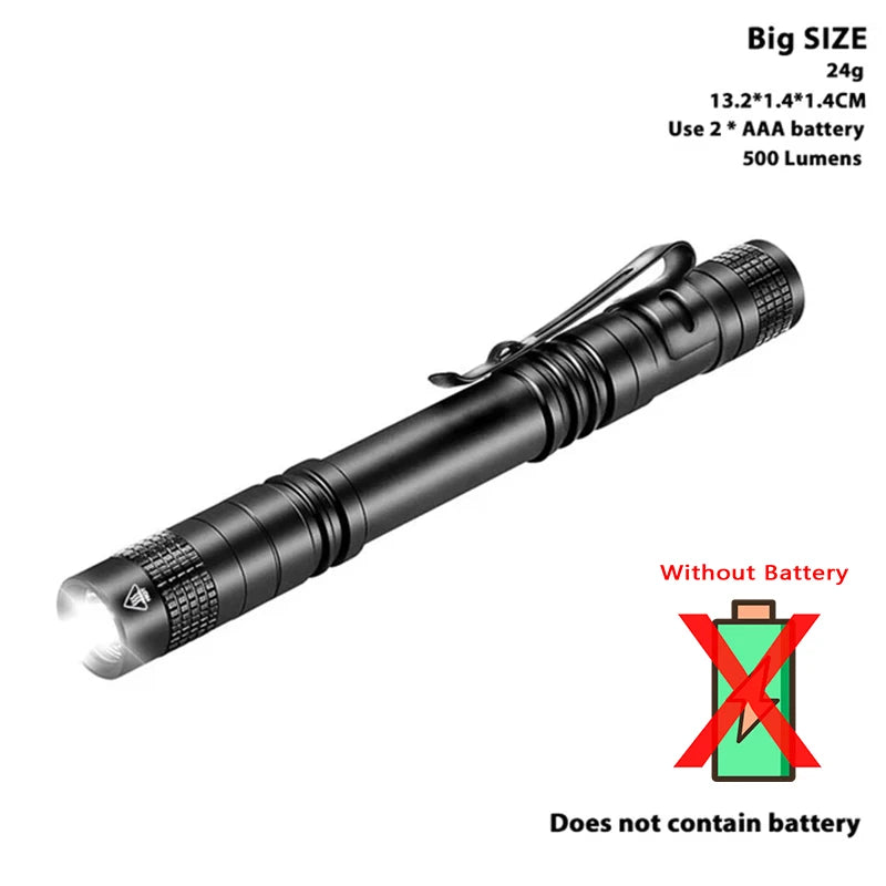 LED 395UV Flashlight Ultraviolet/white Light Pocket Pen Light Using 3A Battery for Pet Dog Cat Urine Detector Scorpion Finder