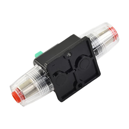 Car Boat 10A to 100A AMP Circuit Breaker Fuse Reset for 12V 24V 48V DC with Waterproof Housing and Manual Reset for Overload