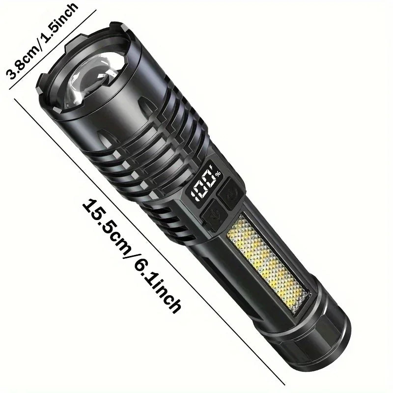 19000000LM Super Powerful Flashlight Rechargeable LED Torch COB Lantern