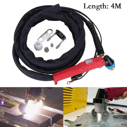 1 Set Cutter Cutting Air Plasma 4.5-5.0 Bar 4m Arc Cable Completed Electrode Guide Wheel Machine Nozzles