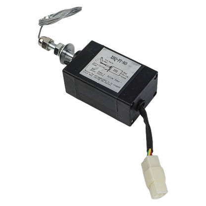 12V Electromagnetic Solenoid Engine Stop XHQ PT Valve for Electric Throttle Adjustment Compatible with Various Engines