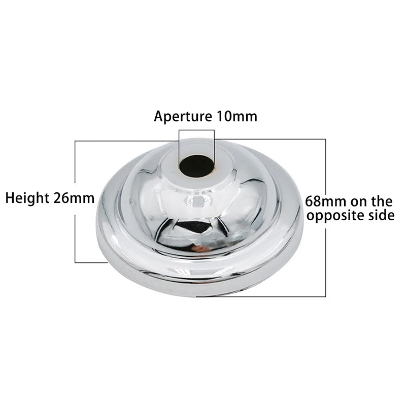 5Pcs 10mm Ceiling Lamp Wall Lamp Table Lamp Pendant Lamp Small Ceiling Cover Convex Cover DIY Decorative Cover Middle Hole