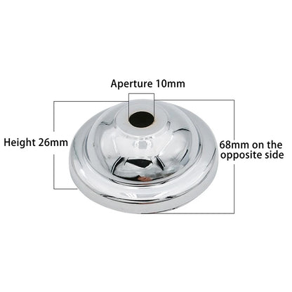 5Pcs 10mm Ceiling Lamp Wall Lamp Table Lamp Pendant Lamp Small Ceiling Cover Convex Cover DIY Decorative Cover Middle Hole