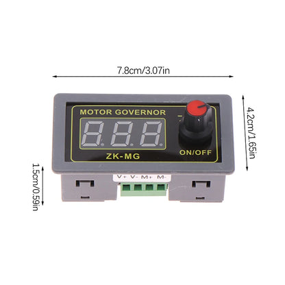 PWM Motor Controller Digital Display Speed Controller ZK-MG 15A
