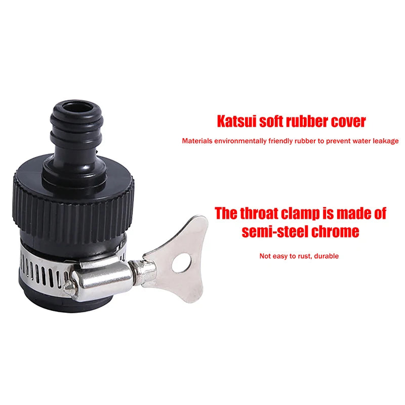 New Universal Faucet Connector Tap Connector Adapter Garden Kitchen Water Hose Pipe Joiner Fitting Universal