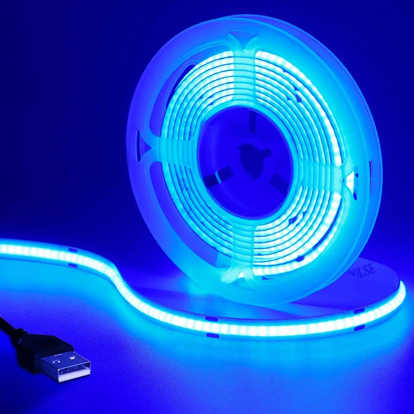 DC 5V USB COB Strip 320Leds/M White/Blue/Pink/Yellow/Pink/Red Flexible Ribbon Rope Night Lamp TV Backlight LED Strip