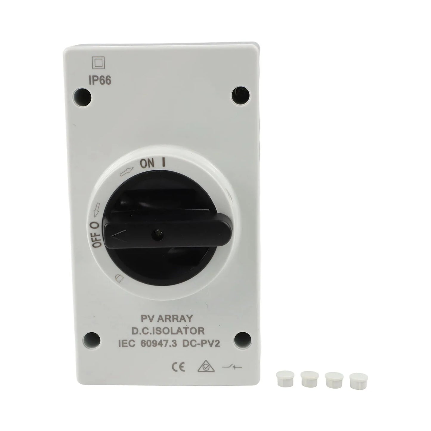 50 60HZ Isolation Switch Isolation Switch From 300V To 1000V Gray Plastic Silver Contacts 32A 1000V Above 440V