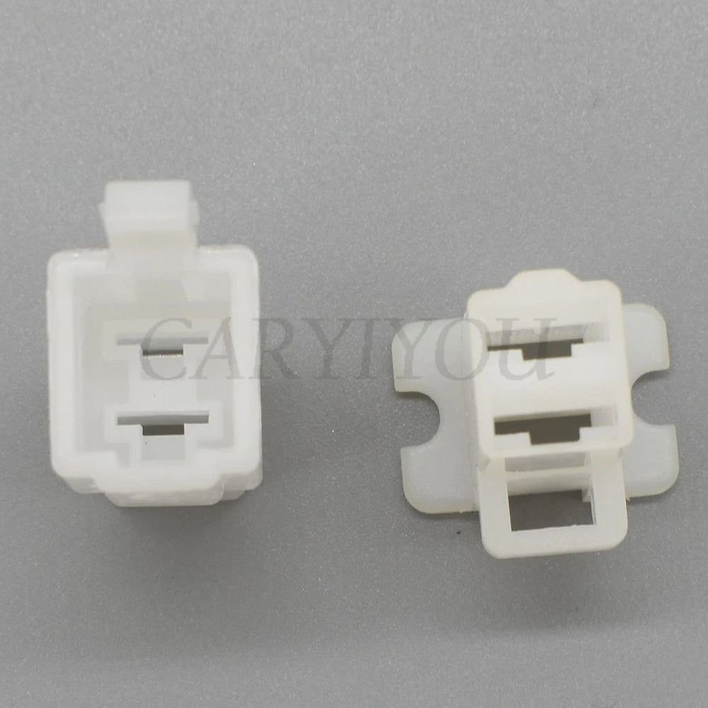 2 Pin 6.3mm White ABS Connector 6120-3523 6110-4623 DJ70224-6.3 PA66 Household Car Wiring