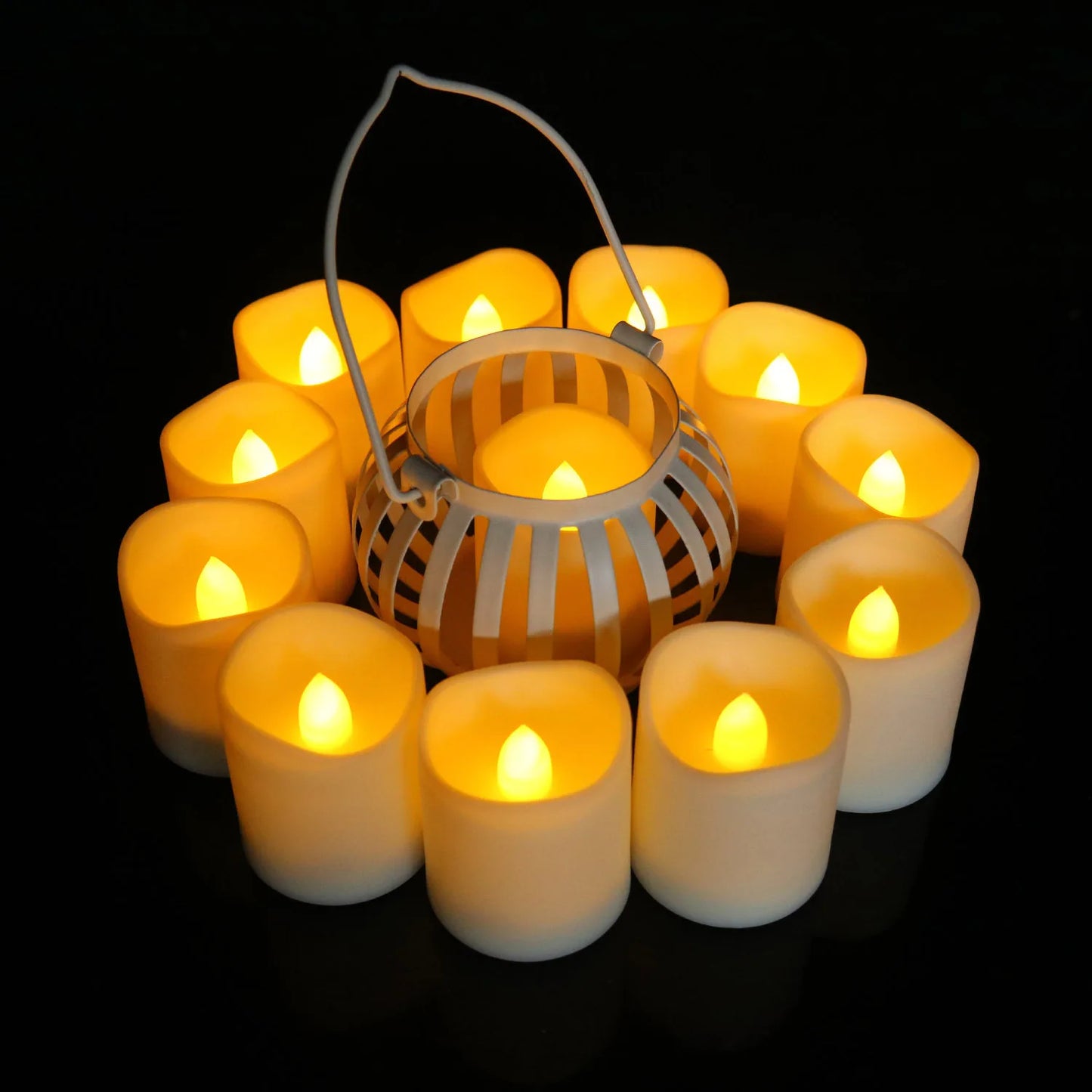 Flameless LED Candle Lights Creative Wishing Led Tea Lamp Warm White Halloween Wedding Christmas Decoration Candle Light