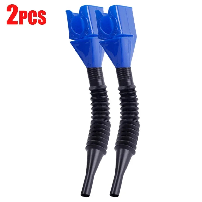 Telescopic Car Refueling Funnel – Universal Foldable Transfer Funnel for Engine Oil & Gasoline (1/2/4PCS)