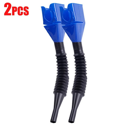 Telescopic Car Refueling Funnel – Universal Foldable Transfer Funnel for Engine Oil & Gasoline (1/2/4PCS)