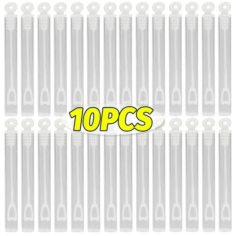 Colorful Bubble Soap Bottle Wand Soap Liquid Tube for Kids Birthday Party Favors Pinata Filler Toys Wedding Gifts 48/10pcs
