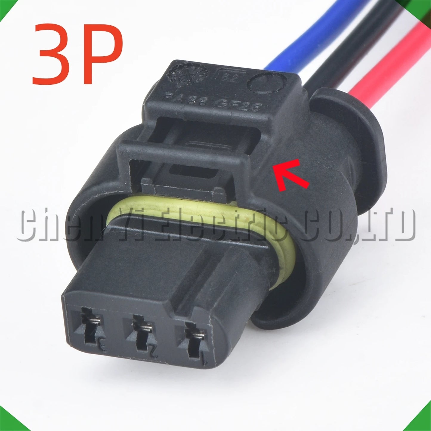 3 Pin Parking Radar Sensor Connector 3C0973203 805-121-521 7615490-03 for VW
