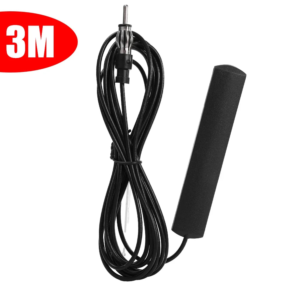 Universal Car FM Antenna Signal Amplifier 3M/5M Signal Boost Device