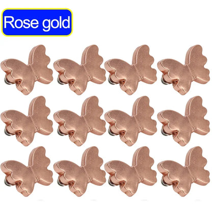Butterfly Magnetic Curtain Clips — Nail-Free Detachable Window Curtain Buckles