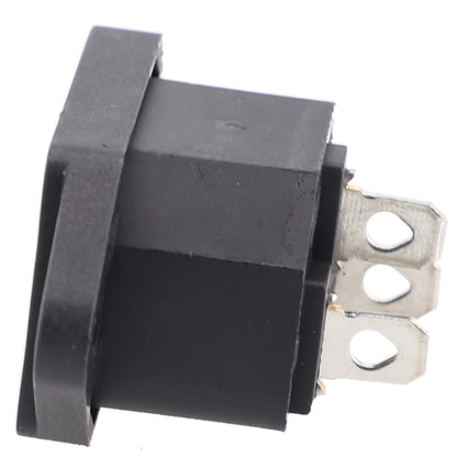 Power Connector 3 Pin Charging Socket AC-04 Built-in Male Female Rated 250V 10A for Battery and Electrical Use