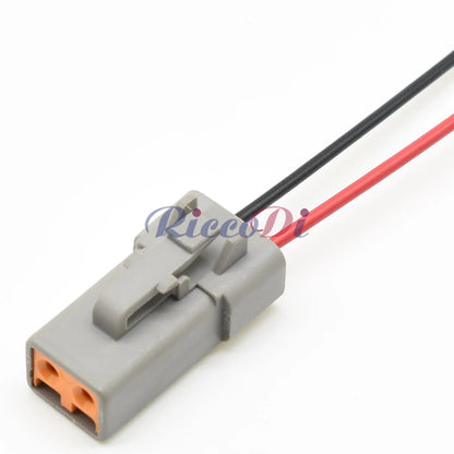 2 Pin 2.3mm DTP Series Waterproof Connector DJ70210Y-2.3-11/21 PA66 Male Female Automotive