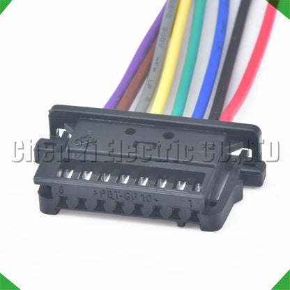 8 Pin Automobile Compass & Reversing Light Connector – Display Screen & Indoor Top Lamp Wire Harness Plug 0-1719221-1 / 3D0972708A for Volkswagen AG