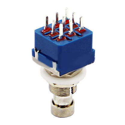 3PCS PCB Button Switchs 3PDT Foot Switch Guitar Switch Direct Conversion Switch User-friendly Design Electrical Equipment