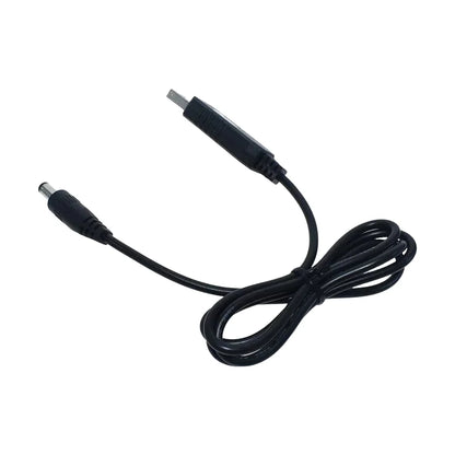 USB DC 5V to 9V/12V Step-Up Power Supply Module with 2.1x5.5mm Plug Adapter Cable